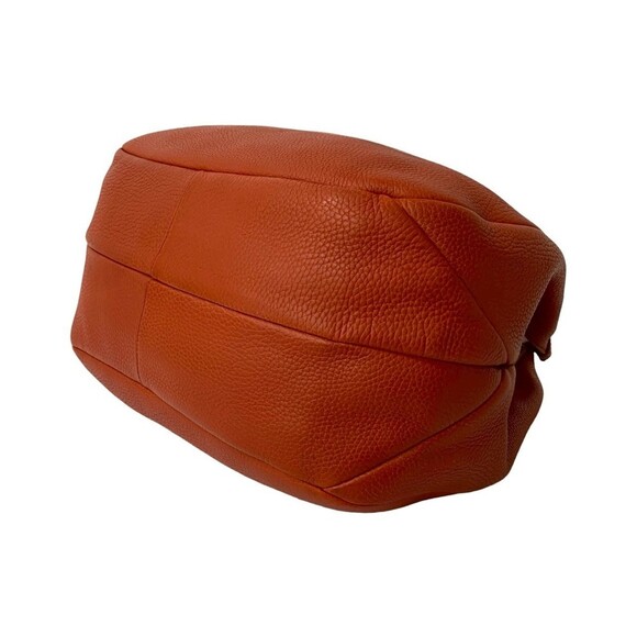 BOTTEGA VENETA Orange Leather Intrecciato Tote Bag - Picture 8 of 10